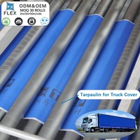 Bâche en PVC FLFX résistante à l'eau, robuste, pour camions, tissu renforcé pour usage industriel, pour systèmes de bâches de camions à benne basculante