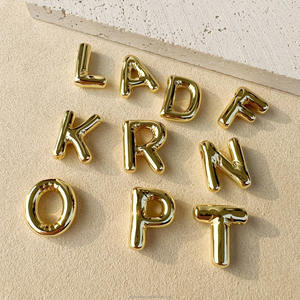 Mode cuivre bulle 26 lettre pendentif bijoux populaire anglais accessoires bricolage personnalisé vêtements correspondant bijoux - Product Image 3