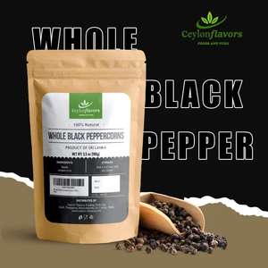 Pimienta Negra Entera Seca Naturalmente de Alta Calidad, Aromática, Ayuda Digestiva, Rica en Antioxidantes - Product Image 4