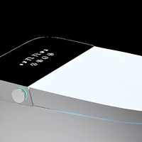 Toilette intelligente de luxe Chauffage automatique intelligent à fermeture en douceur du siège Drainage par siphon en S Forme de cuvette allongée en une pièce