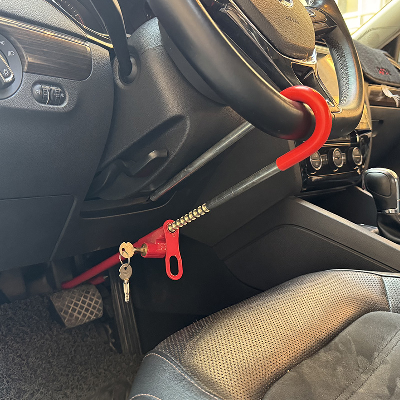 Anke AK6018-1 T-Shaped Steering Wheel Lock - Factory Wholesale Auto Anti-Theft Security Tool