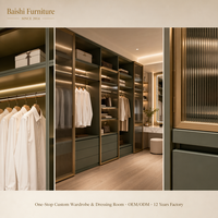 Dressing de luxe en U avec portes vitrées en bois, 5+ tiroirs, éclairage LED, montage DIY, design moderne, durable, pour appartement