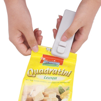 Mini-scelleuse domestique à pression manuelle pour sacs plastiques, outil de scellage sous vide pour aliments et snacks