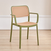 Chaise de salle à manger moderne en plastique pliable, légère et portable, pour appartement, style café et bistrot parisien, chaise de loisirs