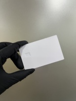 Carte de crédit RFID Emv personnalisée en métal, carte vierge avec emplacement pour puce