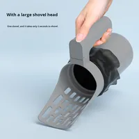 Nouvelle pelle à litière pour chat avec un design simple et sans réservoir pour le stockage des excréments de chat et de chien
