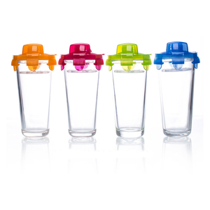 Tùy chỉnh Glass Shaker chai thủy tinh MILKSHAKE chai với một nắp cốc thủy tinh - Product Image 2