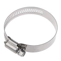 Acier inoxydable SS201/304 Type américain réglable automatiquement 1/2 ''-4'' collier de serrage pour tuyau et système métrique de vente en gros automatique