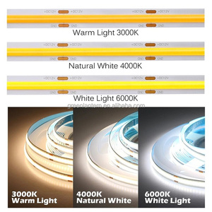गर्म बिक्री उच्च गुणवत्ता वाले रैखिक कोब नेतृत्व पट्टी प्रकाश 12 वी 24 वी 528 लीड/मीटर 10 मिमी pcb चौड़ाई 3000k 4000k 6000k - Product Image 3