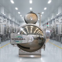 Nouvelle machine de stérilisation entièrement automatique pour thon, en acier inoxydable de haute qualité, système de contrôle SIEMENS, certifiée CE pour les conserves/bocaux/bouteilles