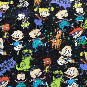 Tela de Alta Calidad para Ropa de Dormir Infantil con Estampados de Dibujos Animados, Gorro para Niños, Impresión Digital Personalizada, Tejido Elástico de 190 g/m² - Product Image 2