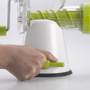 Presse-agrumes manuel à manivelle pour extraire le jus de fruits à froid, idéal pour les grenades, les raisins et les fruits mous, pour un usage domestique - Product Image 4