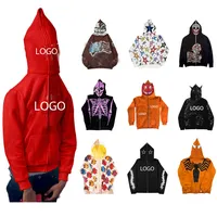 Wholesale Custom Oversized Pullover Hoodie Print Full Zip up 3D