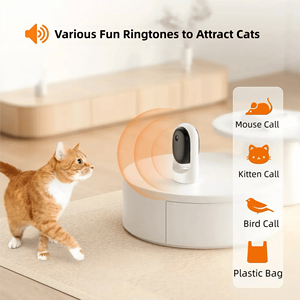 Jouet laser intelligent pour animaux de compagnie avec caméra, contrôle par application, audio bidirectionnel, chasseur de lumière interactif pour chats et chiens - Product Image 3