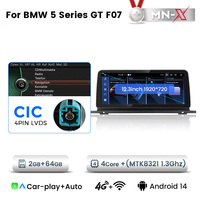 Navifly MNX 12.3 pouces sans fil Android écran tactile lecteur d'autoradio pour BMW série 5 F07 prise en charge filaire + sans fil Car Play