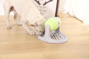 Sağlık diyet gıda dispenseri ayarlanabilir yükseklik <span class=keywords><strong>Pet</strong></span> yavaş besleyici interaktif köpek kedi IQ eğitim kase oyuncaklar - Product Image 6