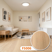 Revêtement de sol SPC pour salles d'exposition, appartements et hôtels, installation adhésive simple, 100 % étanche, design moderne, garantie 2 ans