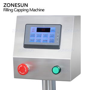 ZONESUN Aceite esencial Gotas para los ojos Vial Pasta líquida Botellas pequeñas para apretar Rotary 4 en 1 Máquina automática de llenado y tapado de jugo - Product Image 3
