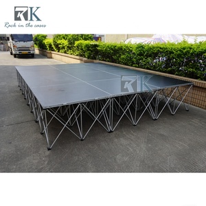 Scène pliante avec jupes de scène, plateforme portable, installation rapide - Product Image 6