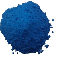 Revêtement de peinture bleu d'oxyde de fer rapide de prix usine avec la pierre culturelle de tuile de couleur de pigment inorganique avec le bleu de saphir