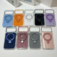 Coque de téléphone avec support anneau dissimulé pour iPhone 18 Pro, protection hybride PC anti-chute, visionnement mains libres, anti-rayures, vente en gros