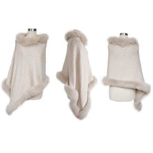 <span class=keywords><strong>Poncho</strong></span> <span class=keywords><strong>en</strong></span> cachemire pour femmes, vêtement d'hiver de bonne qualité, vente <span class=keywords><strong>en</strong></span> gros, - Product Image 4