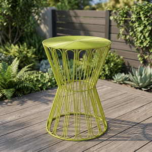 เก้าอี้ลวดเหล็กเคลือบสีฝุ่น - Product Image 3