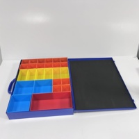 Boîte de rangement multi-compartiments pour petites pièces, organisateur d'accessoires de câblage pour câbles, adaptateurs et petits outils