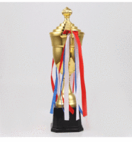 Trophée en métal doré de grande taille, plaqué or, multi-coupes, prix d'usine, vente en gros à bon prix