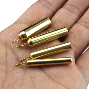 Plomos de pesca cilíndricos de latón de 5g, 7g, 10g, 12g, tipo lápiz giratorio para <span class=keywords><strong>dropshot</strong></span>, para aparejos de pesca terminal en agua salada y dulce - Product Image 3