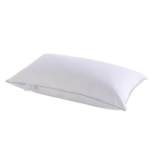 High Quality Cotton Duck Goose Feather Bed Pillow for Sleeping