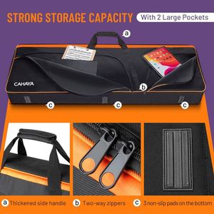 กระเป๋าใส่คีย์บอร์ดเปียโน 61 คีย์ แบบพกพา  ตัวอย่างสินค้าฟรี - Product Image 5