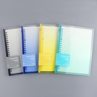 Planificateur en plastique pour agenda a5 b5, fournitures de bureau, vente en gros, classeur de macaron, feuilles amples, 1 pièce