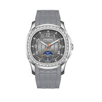Montre mécanique pour homme avec cadran texturé en forme de boule de saumon, phase de lune, date, étanche 5ATM, bracelet en maille noire en silicone et caoutchouc