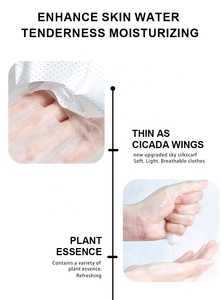 Giá sỉ nhà máy Mặt nạ dưỡng da mềm mại dâu tây VC dưỡng ẩm sâu nho Hyaluronic Acid làm trắng da mặt - Product Image 5