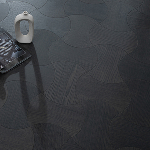 พื้นปาร์เก้ไม้เอ็นจิเนียร์ REACH 3D Surface High Gloss Glazed เกรด ABC หนา 12 มม. 16 มม. ลายไม้วอลนัทดำแบบหลายชั้น ระบบ T&G สำหรับโรงแรมบูติก - Product Image 1