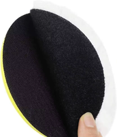 Brosse de nettoyage de voiture en laine, tampon de polissage pour l'entretien automobile, adaptateur de perceuse M14, kit de polisseuse de voiture