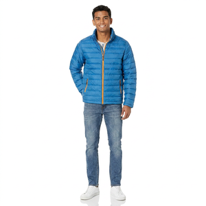 Veste matelassée pour homme de haute qualité, col montant, respirante, séchage rapide, vêtements d'hiver, styles personnalisés, différentes tailles, tissu en toile - Product Image 1