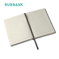Sous-banque Sublimation Journal Blanks Notebook A5 PU Couverture en cuir blanc Agendas Carnets Sublimation Journal
