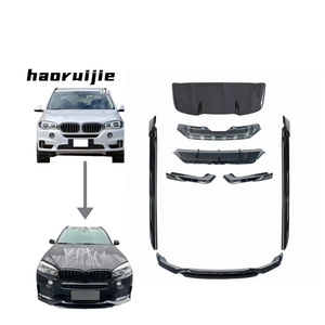 Kit Black Samurai pour <span class=keywords><strong>BMW</strong></span> X5 F15 M-tech 13-18, kit <span class=keywords><strong>de</strong></span> conversion <span class=keywords><strong>de</strong></span> carrosserie X5 F15, diffuseur avant, spoiler <span class=keywords><strong>de</strong></span> <span class=keywords><strong>toit</strong></span>, lifting F15 - Product Image 1
