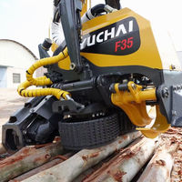 Pemecah Kayu untuk Excavator 13 Ton YCF135FM Bertenaga Diesel Garansi 1 Tahun Mesin & Gearbox