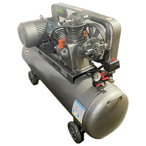 Yibang 7.5 Kw 10HP xách tay xăng máy nén khí 180L xe tăng 900L/min 8bar ổ đĩa vành đai Piston 380V 50Hz động cơ 3HP bơm mỏ - Product Image 3