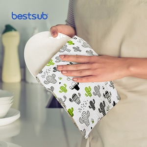 Khăn Lau Nhà Bếp In Hình Bánh Quế Bằng Vải Cotton Sợi Nhỏ Với Họa Tiết Bánh Quế Tùy Chỉnh BestSub - Product Image 3