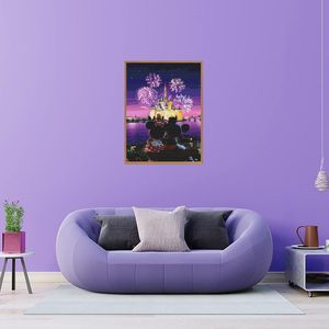 Peinture au diamant 5D SONGWOOART, Château et feux d'artifice, DIY, pour la décoration de la maison, peinture au diamant personnalisée pour adultes - Product Image 2