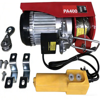 Palans électriques 800 kg - 1800 lbs (816 kg) avec câble, télécommande filaire 220V/110V, pour levage en hauteur, garage, projets de bricolage à domicile et en atelier - Nouveauté