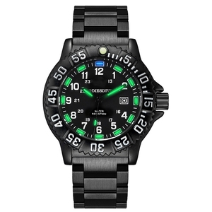 Montres à quartz en alliage multifonctionnelles avec logo personnalisé OEM <span class=keywords><strong>Montre</strong></span>-bracelet lumineuse d'extérieur étanche pour hommes <span class=keywords><strong>Montre</strong></span> de terrain en gros en tissu - Product Image 5
