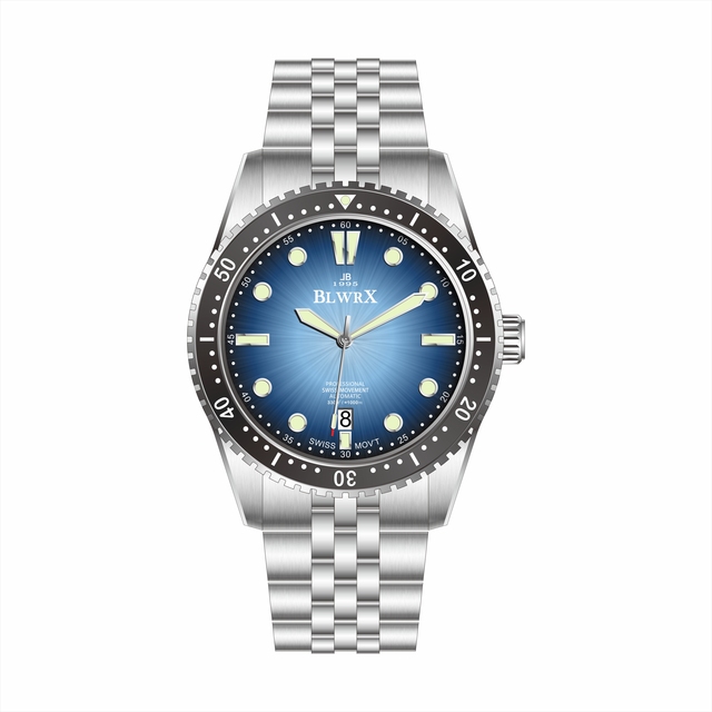 Stainless Steel Fashion Business Luxury Diving Sapphire Glass Mechanical Movement Watches