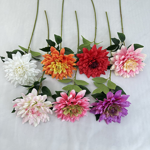 NINI Compra al por Mayor Flores Artificiales de Dalia Meiti, Dalia Individual Hecha de Seda de Primera Calidad, Flor Artificial para el Día de San Valentín - Product Image 1