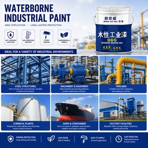 Pintura industrial ecológica a base de agua para estructuras de acero, pintura anticorrosiva, capa protectora metálica. - Product Image 6