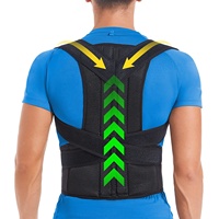 Respirant maille tissu dos soutien orthèse Posture correcteur ceinture clavicule orthèse